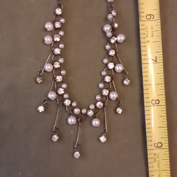 Dainty pearls-rhinestones #819 - Picture 3 of 5